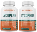 KRK SUPPLEMENTS 2 Bottles Lycopene 50mg 180 Total Capsules