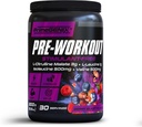 Stimulant-Free Pre Workout Powder for Men and Women - Energy Boost Drink with Beta Alanine, L Citrulline - Made in USA, 30 Servings