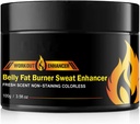 קרם חם עבור Belly Fat Burner, משקל אובדן משקל הזיעה עבודהout Enhancer Gel, קרם שריפת שומן עבור Stomach Fat Burner, Cellulite Cream Slimming ו-Shaping Body, Deep Tissue & השרירים