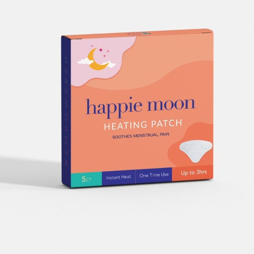 Patches de calefacción para cangrexos de período | Travel Friendly Herbal Heating Pads | Heating Pad para cangrexos de período | Consolación Calefacción | Small Menstrual Heating Pad para Tweens e Teens | 5 Pads