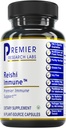 Premier Research Labs Reishi Immune Support Supplément- Reishi Mushroom Capsules, Extrait de champignons Reishi bio pour les femmes et les hommes, contient des algues rouges, curcuma, chardon de lait - 90 capsules Vegan pure