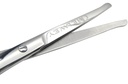 Rounded Stainless Steel Facial Hair Scissors – Safety Scissors for Nose Hair, Eyebrows, Eyelashes, Mustache, Beard, and Baby Nails
