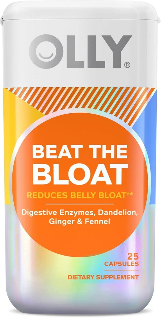 YHN Beat The Bloat Capsule Supplement, Digestive Support, 25 Ct