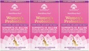 Nutricelebrity Probiotics for Women 10 billionion CFU 6 Strains, Organic Prebiotics for Digestive,Vaginal Immune Health, PH Balance " Feminine Health, Period Pain, BV Relief, Cranberry Extract+ 3 Pack