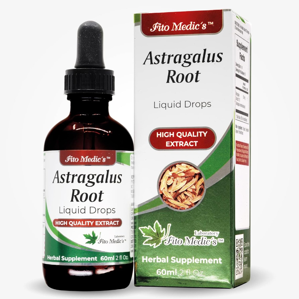 FITO MEDIC 's Lab - Astragalus Extract- Promotes Cell Health, from - Astragalus Root - Ultra vysoká absorpce, Alkohol zdarma.