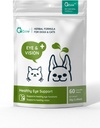 Holistic, All Natural Herbal Formula Eye və Dogs & Cats üçün Vision əlavə - Gözlərin Sağlamlıq və funksiyasını qarşılaşdırır. WellnergyPets 60ct