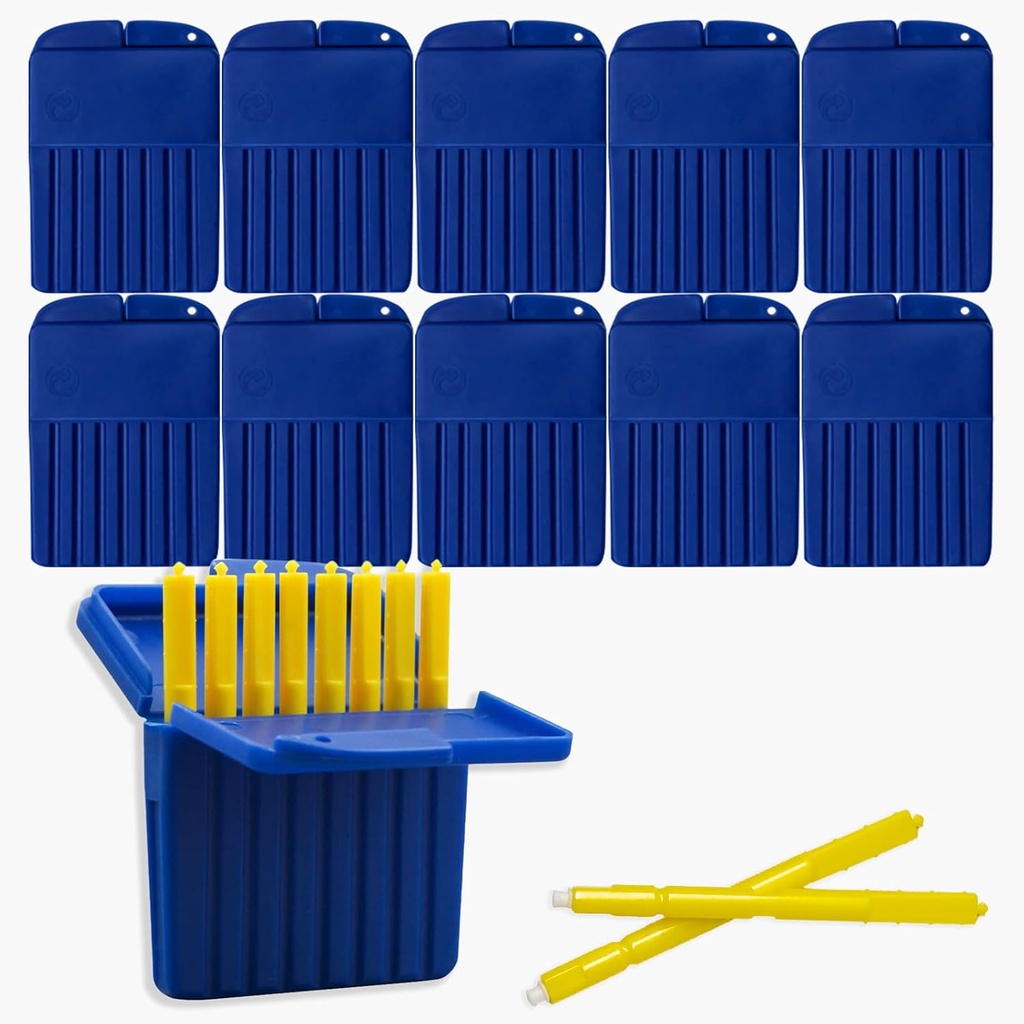 (80 Pcs) Starkey 听清助听器防蜡过滤器, Starkey Wax Guards 用于听觉辅助器的过滤器辅助器,听觉辅助器件清洁套件,耳朵替换部件清洁工具(10包).