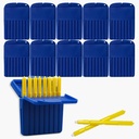(80 Pcs) Starkey He sentit Clear Aveing Wax  Guardes, Starkey Wax Wax per escoltar les accessoris dels filtres Aids, escoltar els subministraments de l&#39; Aid que fan neteja el Kit, Orella Parts per netejar l&#39; eina(10 paquets de neteja)