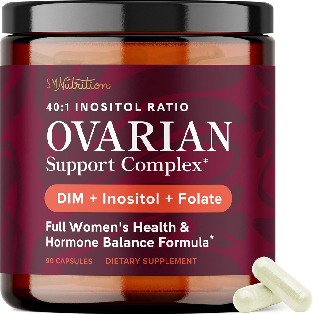 여성 호르몬 균형에 대한 헝가리어 지원 | 건강한 Ovulation, Menstrual Cycle & Reproductive Health Support | Myo-Inositol & D-Chiro Inositol & Folate Complex | 30 일 공급