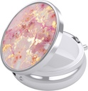 Nipichsha Pill Box, Small Pill Case for Purse & Pocket, Cute Travel Medicine Organizer, Portable Medicine Container Holder för att hålla Vitaminer, Medicinering, Fish Oil & Supplement, Gold Pink Marble
