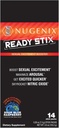 Nugenix Ready Stix - Booster d'oxyde nitrique, augmenter la vitalité et la conduite, suppléments d'oxyde nitrique pour les hommes - 14ct