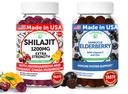 Lunakai USA Made Shilajit & Elderberry Gummies Bundle – Energy and Immune Support – Non-GMO & Delicious