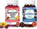 Lunakai USA Made Shilajit & Elderberry Gummies Bundle 