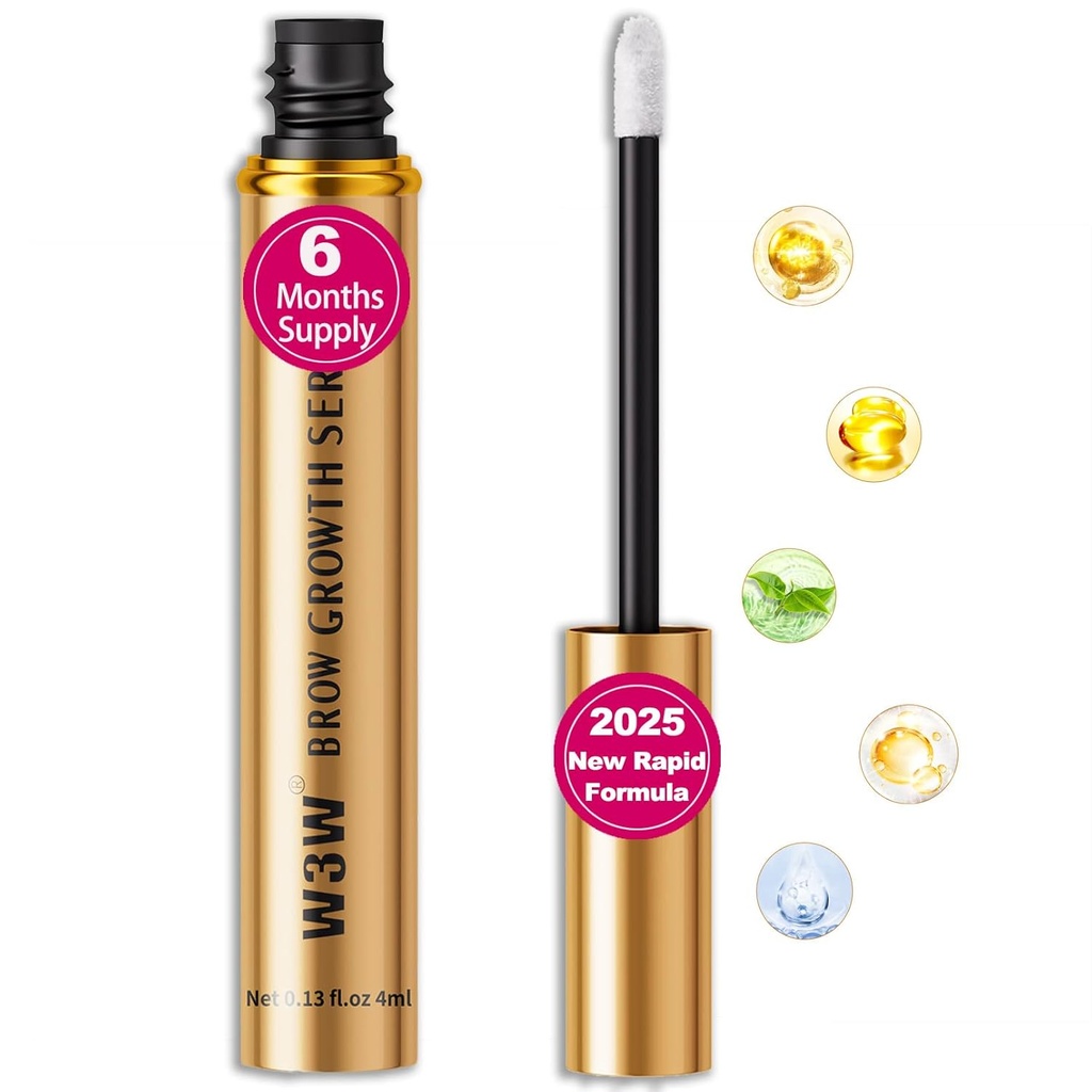 Eyebrow Growth Serum,2025 Opgewaardeerd ,Rapid Eyebrow Growth Serum voor sterkere, gezondere wenkbrauwen(Upgraded Brow Surem)