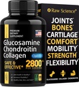 Glucosamine Chondroitin MSM 캡슐 - 성인, 2800 mg 트리플 힘 비타민을 위한 합동 지원 보충교재: Glucosamine HCL, OptiMSM를 가진 Chondroitin 황산염 - 합동 불편, 120의 캡슐을 감소시킵니다