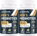 Probiotics for Men, 500 Billion CFUs & 12 Strains Mens probiotic, with Turmeric, Cranberry, Goji - Probiotics for Digestive Health, Gut, Immune & Bloating, Prostate & Urinary Tract Health, 120 Capsule