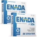 ENADA 10X NADH Supplement with Fast Action Formula for Active Lifestyle - Impulsor de Energia Natural Ótimo para Jet Lag, Desempenho Atlético e Estudo - Melhora a resistência e a clareza mental 60 Lozenges.