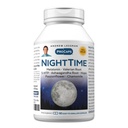 ANDREW LESSMAN Night Time 60 Capsules - 3mg Melatonin, Valerian, Ashwagandha, Passionflower, Hops, Chamomile. No Morning Grogginess. Natural Support, Gentle Restful Sleep. Easy to Swallow Capsules