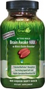 Irwin Naturals Brain Awake Max3 + Nitric oxide Booster 60 Liquid Softgel