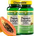 Spring Valley Enzyme Chewable - 360 Vegan Tablets, Bromelain New Formula Digestive Aid