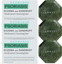 Dermabon 2% Coal Tar Psoriasis Body Wash &amp; Eczema Bar Soap (3 Pack) Silencio Control y Alivio Psoriasis, Eczema, Dermatitis y Dandruff