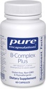Pure Encapsulations B-Complex Plus - B Vitaminas Suplemento para apoyar la salud neurológica, la salud cardiovascular, los niveles de energía " Nervous System Support* - con vitamina B12 " Más - 60 cápsulas