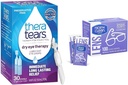 TheraTears Dry Eye Therapy Lubricant Eye Drops, Preservative Free, 30 Vials & Nice 'N Clean SmudgeGuard Lens Limpeza Wipes, 100 Wipes