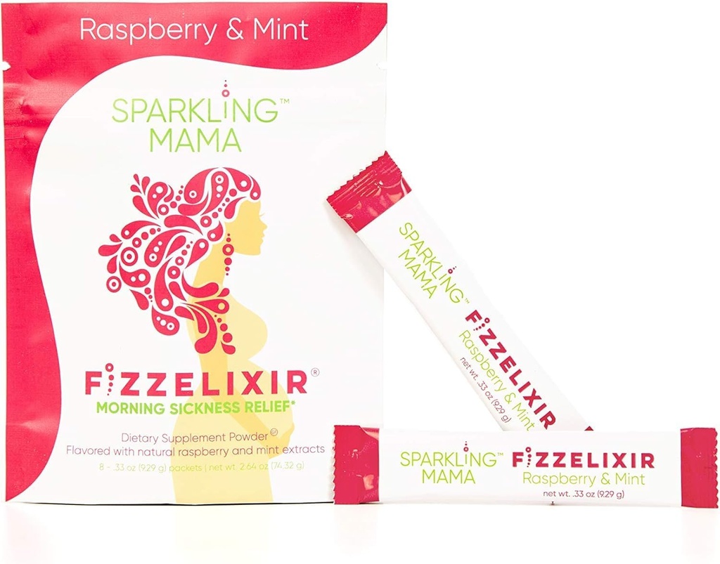 Morning Sickness and Nausea Support for Pregnancy, Drink Mix with Vitamin B6, Magnesium & Ginger