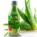 100% טהור אורגני Aloe Vera Juice - Zero Sugar, Aloin-Free - Natural Flavor - טבעוני Detox Functional Beverage - 16.7 Fl Oz (500 מ"ל)