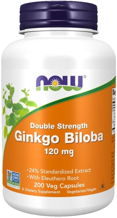Sekarang Foods Ginkgo Biloba 120mg 200 Vcaps