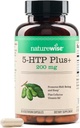 NatureWise 5-HTP 200mg Supplement von Griffonia Seeds mit Cofactor Vitamin B6 - Mood Support und natürliche Schlafhilfe für Erwachsene - Delayed-Release, Vegan - 60 Count[2-Month Supply]