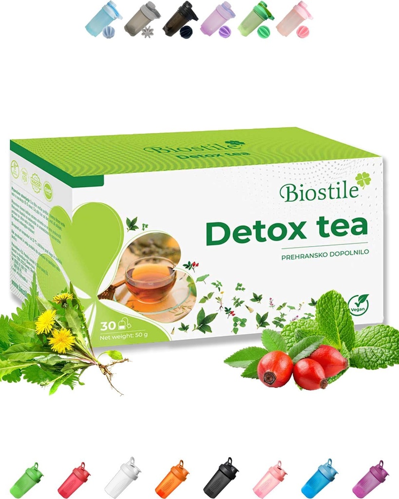 Natrual Detox Tea for Gut, Wątroba & Całość ciała, 11 Ziołowa mieszanka dla stomach Flatulence Relief, Detoksykacji trakcji trakcji trakcji, optymalny tranzyt jelit, 30 Indywidualne Saszetki (1 ramka)
