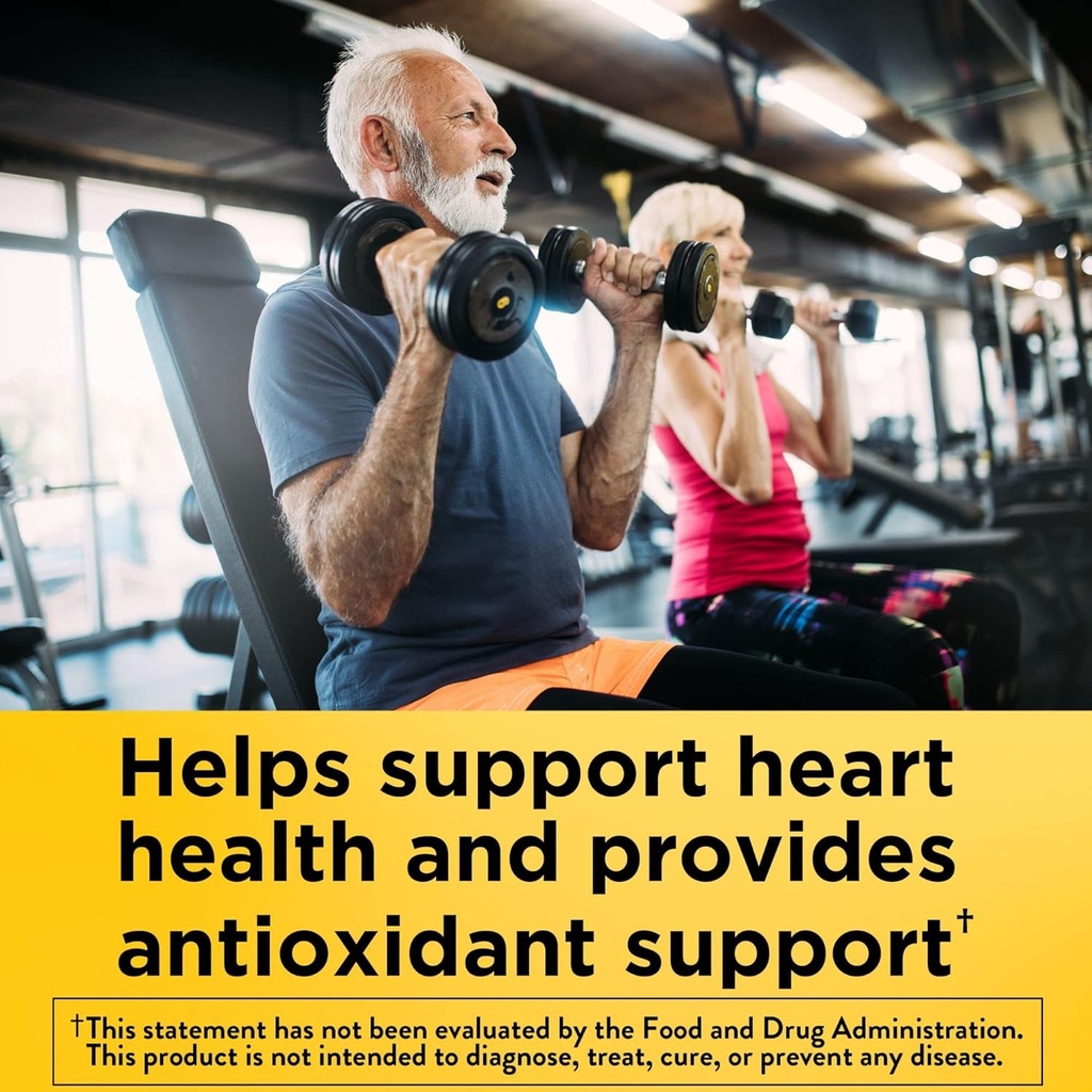 Nature Made CoQ10 100mg with Black Pepper Extract for Advancedd Nutrient Absoreksiya, Heart Health Support üçün Dietary Supplement, 30 Softgels, 30 Day Supply (Paket 2)