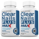 Begrunnede Laboratories (2 Pack) Clear Nails Plus Max piller 40 milliarder CFU Probiotic støtter sterk sunn hår negler 120 kapsler