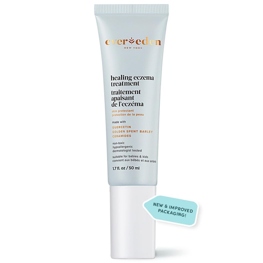 Evereden Healing Eczema Treatment, 1.7 fl oz | Eczema Cream | Clean and Fragrance Free Cream for Babies, Kids, and Adults | FSA Eligible