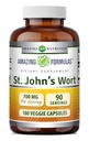 Amazing Formulas St. John's Wort Supplement (Hypericum Perforatum Extract) | 700 Mg per Serving | Veggie Capsules | Gluten Free | Non-GMO | Made in USA (1 Pack | 180 Count)