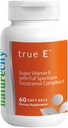 NatureCity True-E Full Spectrum Tocotrienols Vitamina E & Natural Alpha Tocopherol Supliment 