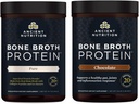 Antike Ernährung Knochen Broth Protein Pulver, Pure, 20 Servierungen + Knochen Broth Protein Pulver, Schokolade, 20 Servierungen