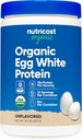 Nutricost Organic Olga White Protein Pulveris 8oz (neuzliesmojošs) - 15 Grams Olbaltumvielas Per apkalpo, ĢMO-free, bez lipekļa