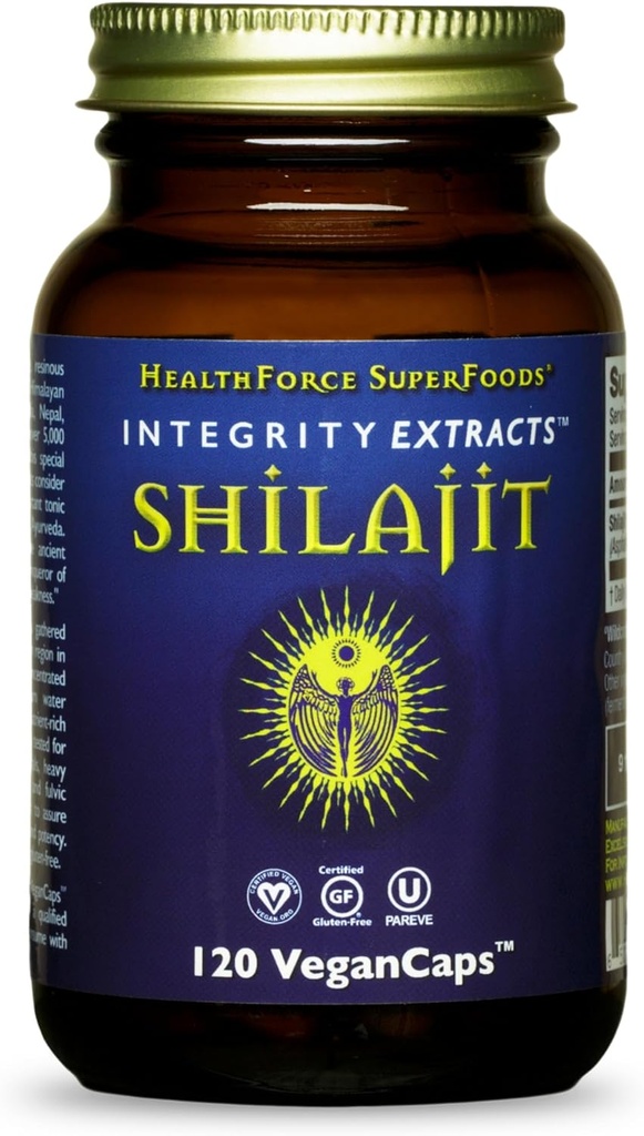 Health Force Super Foods Shilajit - 120 Вегански капсули
