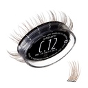 Lashify Curl 12mm Gossamer Eyelash Extensiones Rellenar, Ash Color, DIY False Lashes for a Natural Look