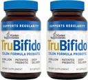 TruBifido - 30 capsule, Confezione da 2 - Potente Probiotico per la salute e l'energia del colon - Booster immunitario, Supporti Regolarità - Gluten Free - 60 Total Servings