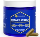 Resveratrol supplement - 250mg Trans-Resveratrol > 10mg Trans-Pterostilbene - Antioxidants supplement with 200mg Red Wine Extract - Extra Strength Aging Support - 60 Japanese Knotweed Capsules