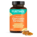 Further Food Premium Curcumin Turmeric Capsules 500mg – Organic, High Potency with Black Pepper & Avocado Oil