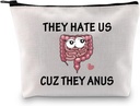 JXGZSO Gastroenterologiya doktorluqları ABŞ-dan əvvvəl onlar Anus Funny Colon Cosmetic Bag Colon Tibbi Recovery Gift