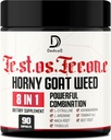 90 Capsules - 8in1 Horny Goat Weed for Men, Tribulus Terrestris, L-Arginine, Maca Root, Tongkat Ali, Beet Root - 能量锻炼肌肉强度支持