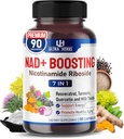 NAD+ Nicotinamide Riboside NR, Trans Resveratrol, Quercetin - Support Cellular Energy, Longevity, Healthy Aging *USA Made & Tested* (90. orrialdea)