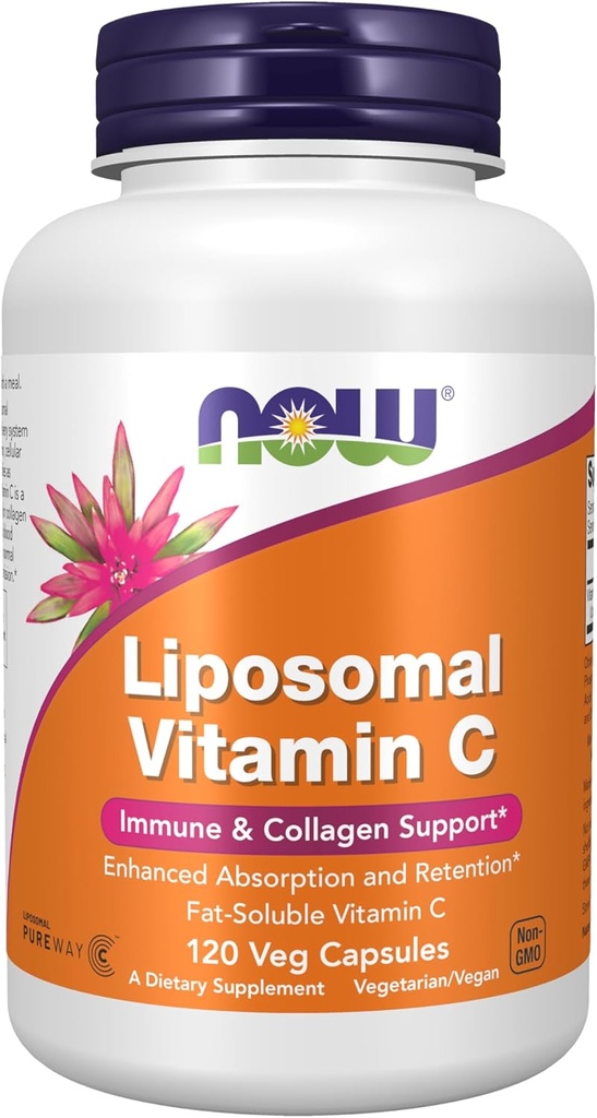 Bây giờ bổ sung, hỗ trợ Liposomal C, Immune & Colgen, 120 Veg Capsules