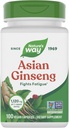Nature's Way Asian Ginseng, Fights Function*, 1,120mg per 2-capsule Serving, non-GMO Project Overené, Vegan, 100 Kapsule (Backaging May Vary)