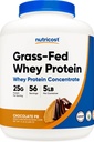 Nutricost Grass-Fed Whey Protein Konsentrat (Chokolate Peanut Smør) 5LBS